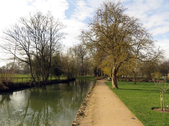 The River Cherwell by the Botanical Garden