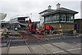TR2335 : Folkestone Harbour Station restoration by Ian Taylor