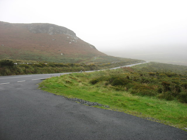 The A36 heading into the mist