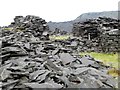 Slate piles, Braich quarry