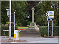 War Memorial at corner of Liverpool Road and Junction Lane, Burscough