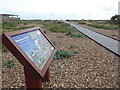 The approach to Shoreham Beach