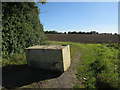 Blocked field entrance off Melton Road