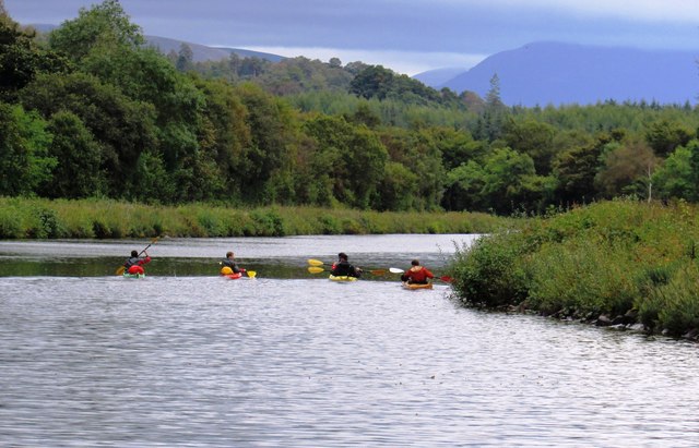 Canoes on the Caledonian Canal
