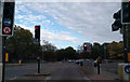 Junction of the A4020 and the North Circular road, looking east