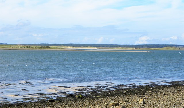 Across the mouth of Foryd Bay
