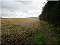 Bridleway  coming  down  from  Eldmire  Hill