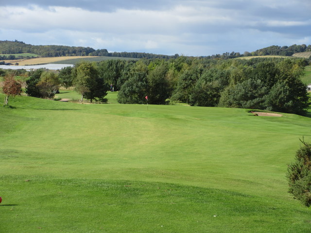 Drumoig Golf Course, 16th hole, Fosters