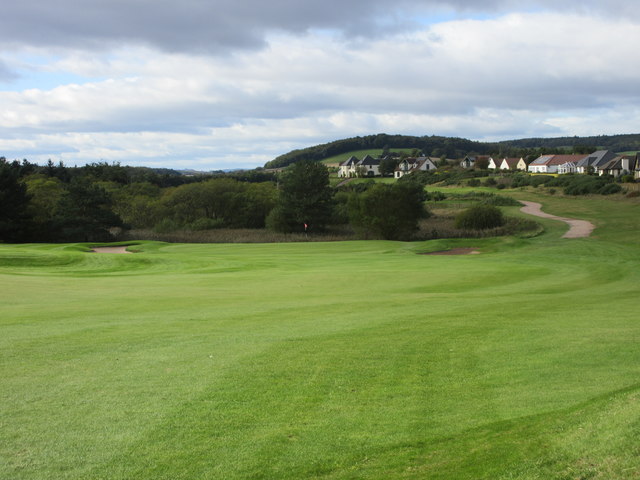 Drumoig Golf Course, 17th hole, Kettlehole