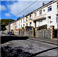 Western end of Evans Terrace, Clydach Vale