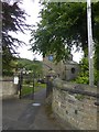 Gate to the churchyard, Stoney Middleton