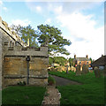 In Marton churchyard