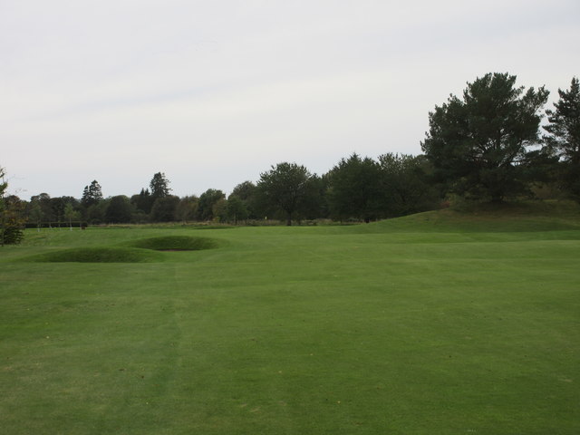 Edzell Golf Course, 13th hole, The Rashie Bog