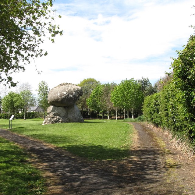 The Proleek Dolmen from the east
