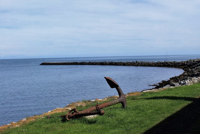 Anchor by the Breakwater