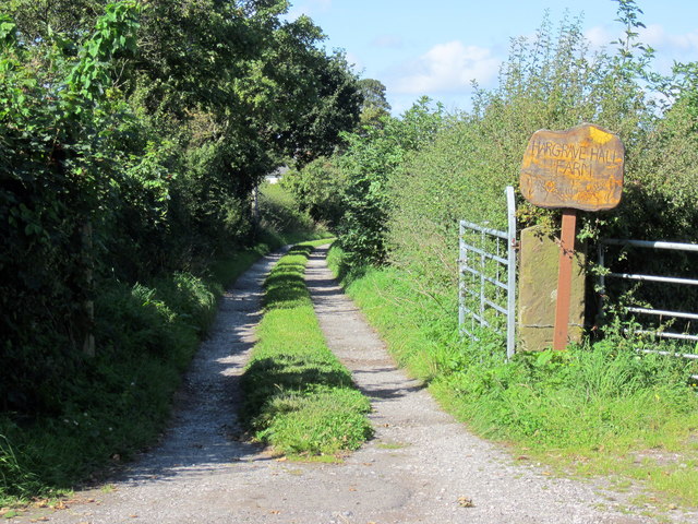 Entrance to Hargrave Hall Farm