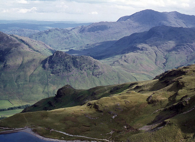 Looking south from Pavey Ark