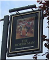 Sign for the Morris Man, Kingston Hill, Stafford