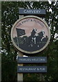 Sign for the Knot and Plough public house, Stafford