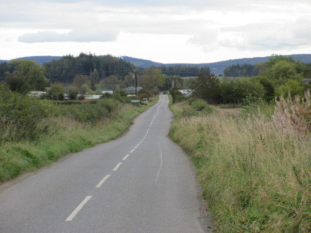 Long straight on the B8063