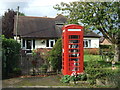 Telephone box on Station Road, Stowe-by-Chartley 