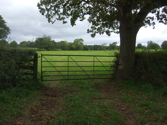 Field entrance off Booth Lane