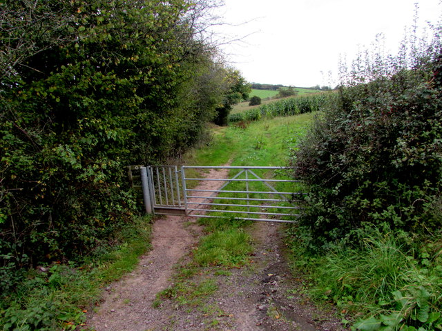 Offa's Dyke Path, Caggle Street near Llanvetherine