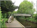 Footbridge over the Llangollen Canal