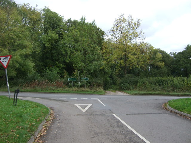 Junction of Loxley Lane with the A518