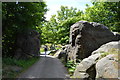 Approaching Toad Rocks