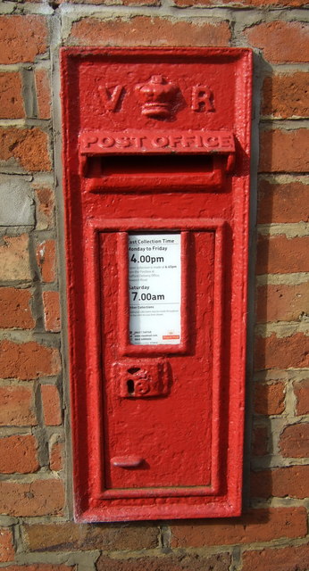 Victorian postbox on Station Road, Stowe-by-Chartley