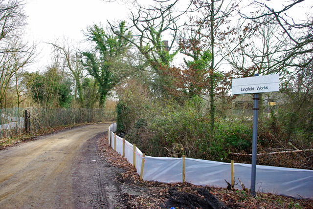 Entrance to Lingfield Works