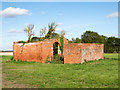 Ruined brick building at Garwick