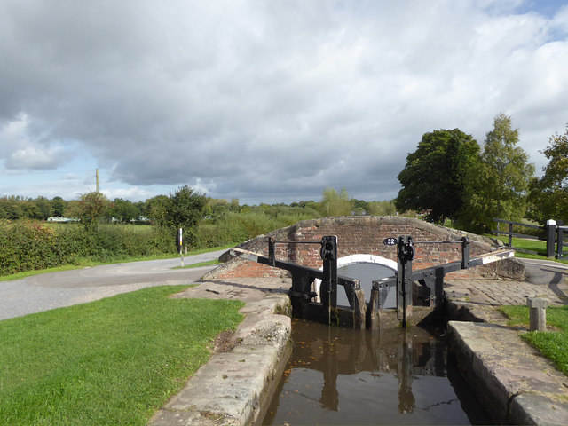 Shadehouse Lock near Fradley Junction, Staffordshire