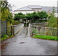 Footbridge over the Rhondda River, Tonypandy