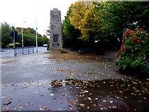 H4572 : Memorial Place, Omagh by Kenneth  Allen