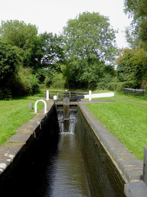 Ebstree Lock west of Lower Penn, Staffordshire