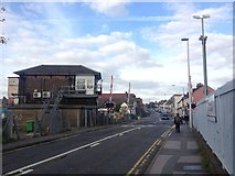 TQ7868 : Gillingham Level Crossing, Ingram Road, Gillingham by Chris Whippet