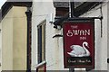 The sign of The Swan