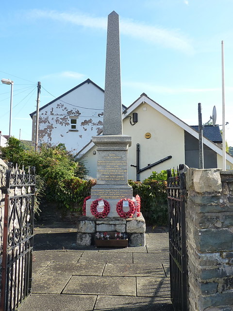 Glyn Ceiriog war memorial