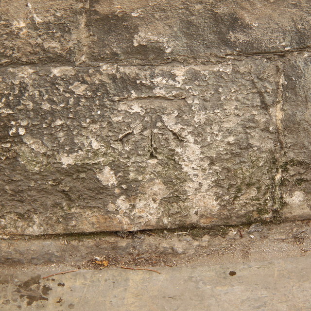 Bench mark, The Vaults, Henderson Street