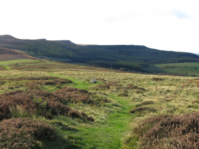Moorland west of Lordenshaw hillfort
