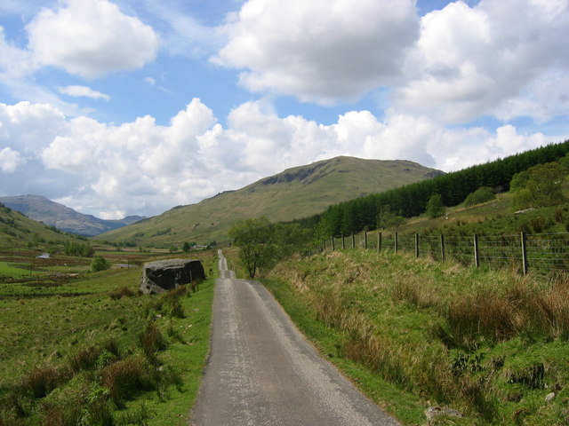 Road through Glen Douglas
