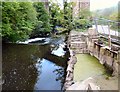 Sluice gates by the river Goyt