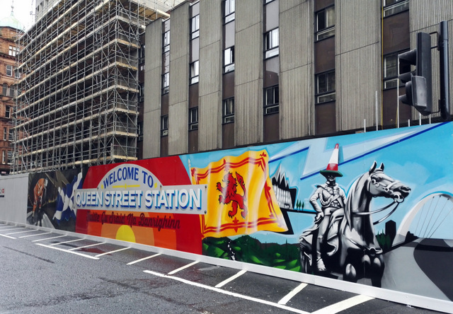 Queen Street railway station mural © Thomas Nugent :: Geograph Britain ...