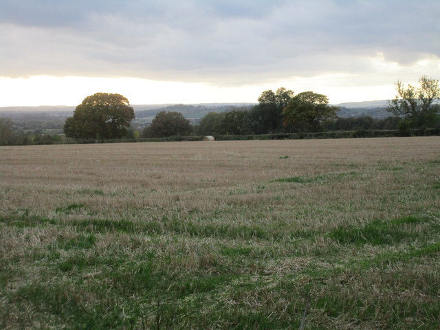 Stubble field off Swainsea Lane