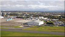 NS4766 : Glasgow Airport from the air by Thomas Nugent