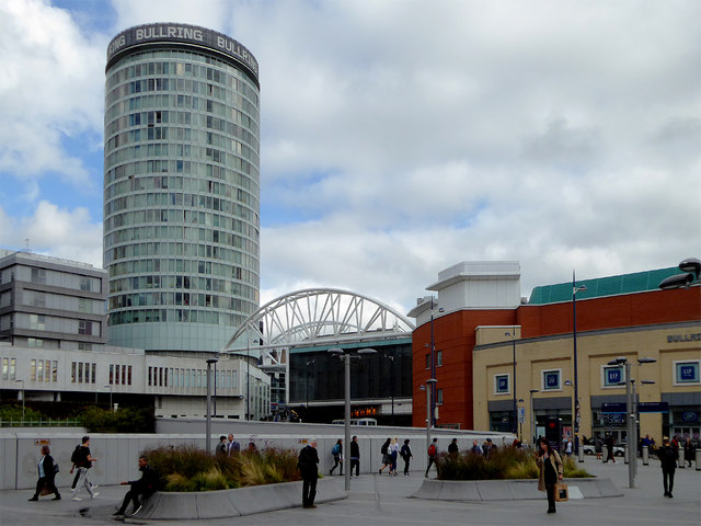 Birmingham redevelopment with the Rotunda