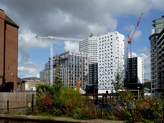 City redevelopment in Birmingham