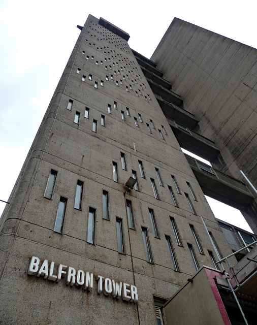Detail of Balfron Tower, St Leonard's Road